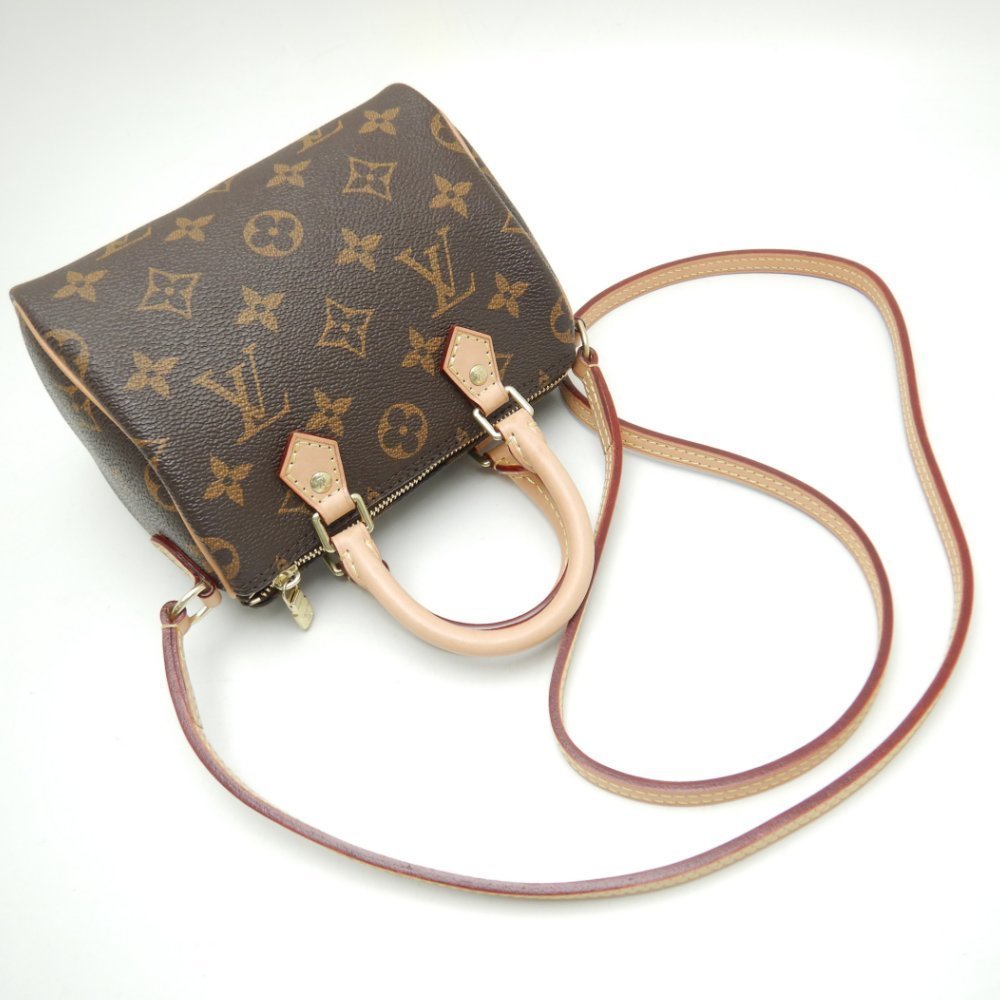 Louis Vuitton Monogram Nano Speedy Brown Mini Bag - Picture 5 of 7